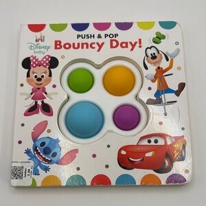 Disney Baby Push & Pop Bouncy Day Toy - Green, Yellow, Blue, Purple